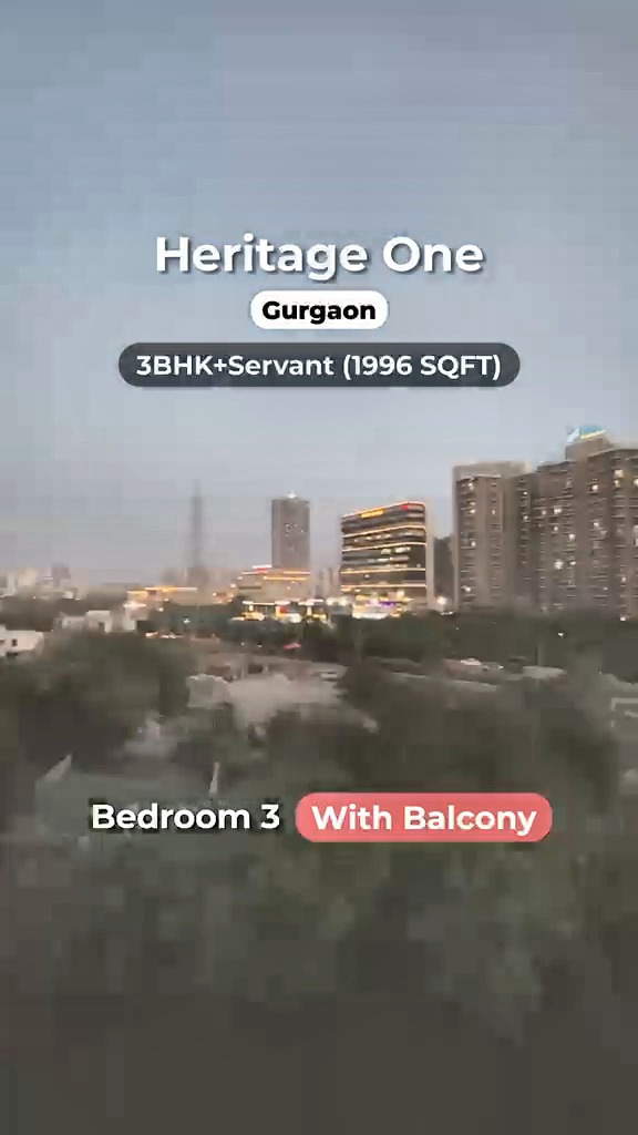 3 BHK + Servant Room Apartment in Sector 62 — interior view