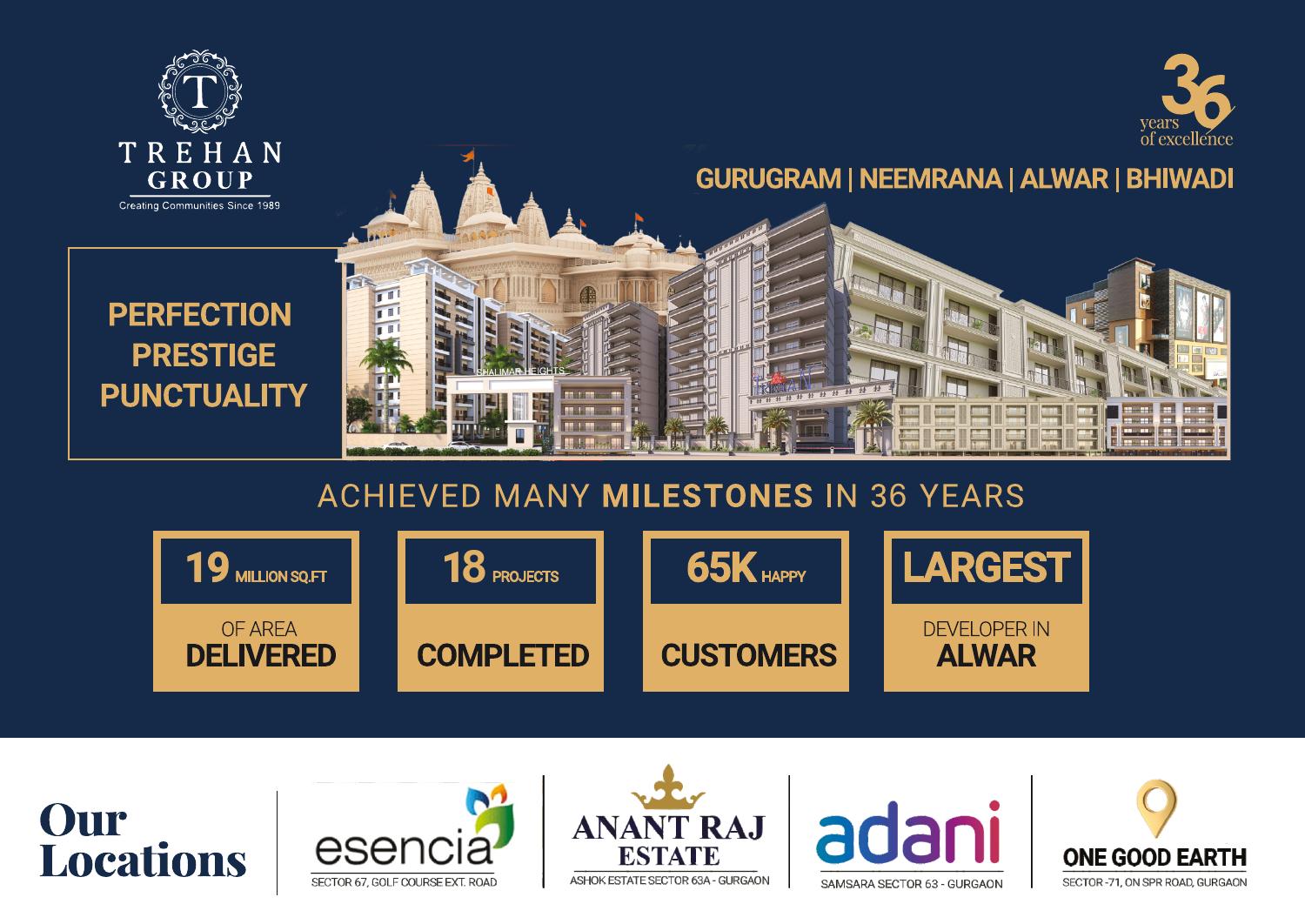 Developer overview and portfolio as presented in the supplied brochure